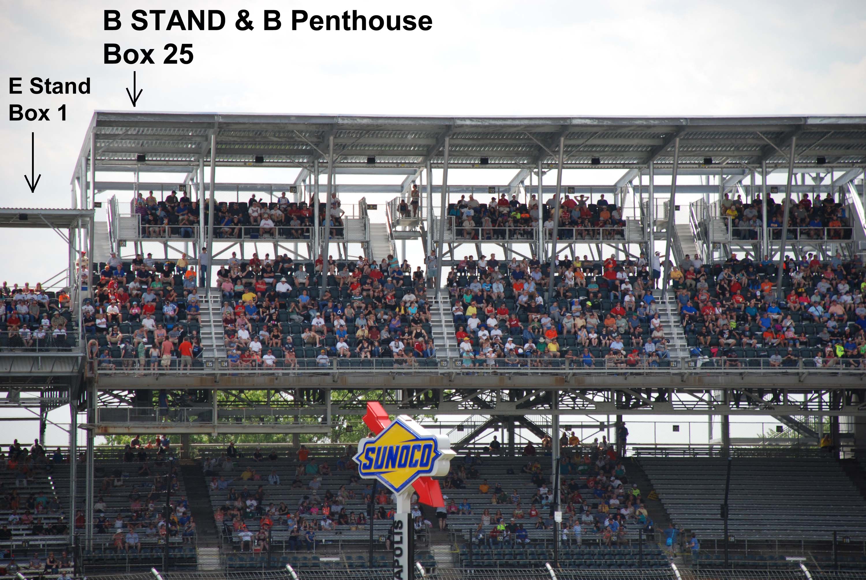 Indianapolis Motor Speedway Seating Chart Stand E