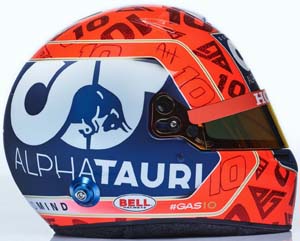 Pierre Gasly 2021 helmet
