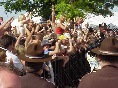 Carb Day Crowd