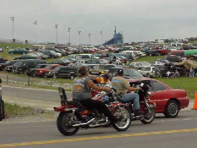 parking outside speedway