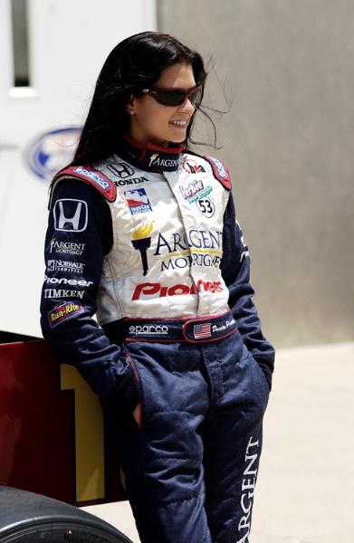 Danica Patrick in race suit