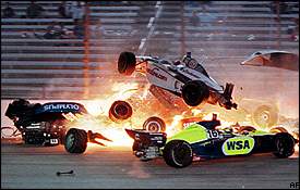 2001 Atlanta IRL Wreck