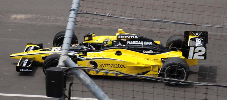 Tomas Scheckter 2008 Indy 500 car