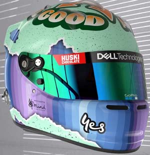 Ricciardo helmet 2021