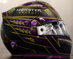 Lewis Hamilton 2021 helmet