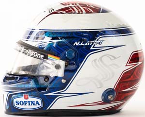 Latifi 2021 helmet