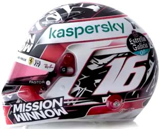 Leclerc 2021 helmet