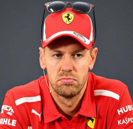Sebastian Vettel sad at Ferrari