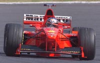 Front View of Michael Schumacher's Ferrari
